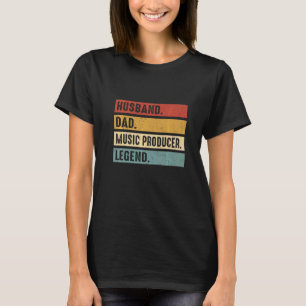 T-shirt Producteur De Musique Papa Mari Fabriquant Des Bea