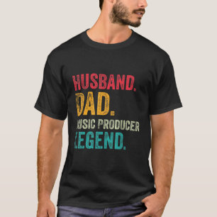 T-shirt Producteur De Musique Papa Mari Fabriquant Des Bea
