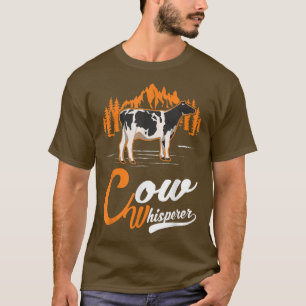 T-shirt Producteur de Whisperer de vache