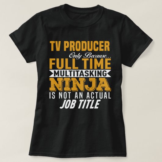 T-shirt Producteur TV (Design devant)