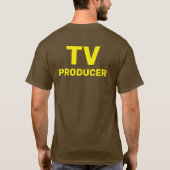 T-SHIRT PRODUCTEUR TV (Dos)