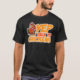 T-shirt Producteurs De Poulet Je Parle Aux Poulet Poulet P