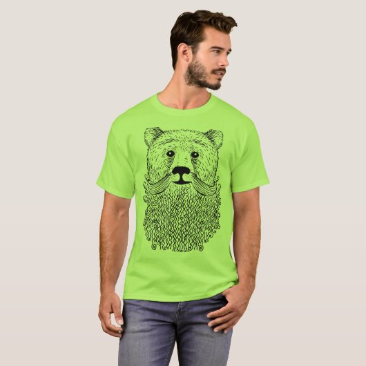 T-shirt Produit barbu d'ours (Devant entier)