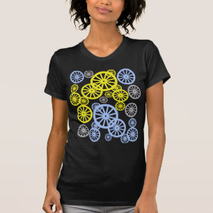 T-shirt Produit de cercle en roue joyeuse funky