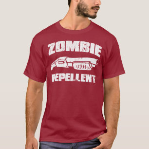 T-shirt produit répulsif de zombi - le fusil de chasse