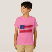 T-shirt Produits de base de drapeau américain (Devant entier)