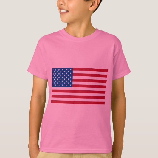 T-shirt Produits de base de drapeau américain (Devant)