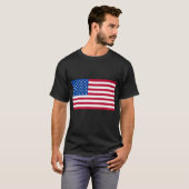 T-shirt Produits de base de drapeau américain (Devant entier)