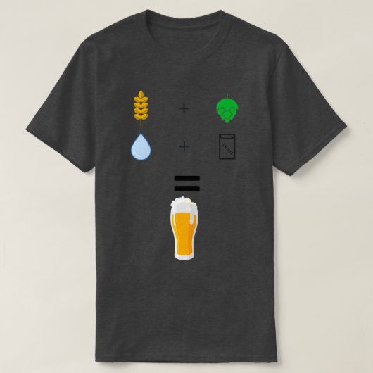 T-shirt Produits de brassage de bière T (Design devant)