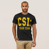 T-shirt Produits de CUSTOMIZEABLE CSI (Devant entier)