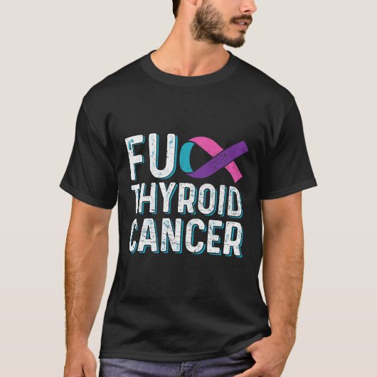 T-shirt Produits de sensibilisation au cancer - Thyroïde C (Devant)