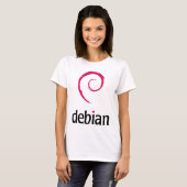 T-shirt Produits et conceptions de Debian Linux ! (Devant entier)