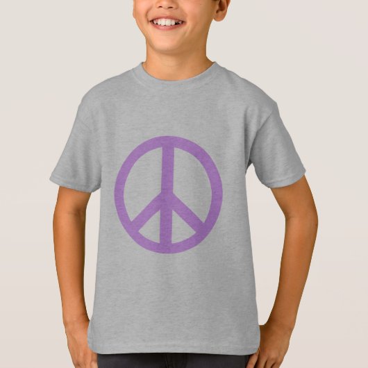 T-shirt Produits lilas de signe de paix (Devant)