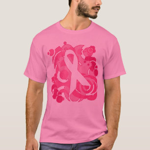T-shirt Produits roses abstraits de ruban