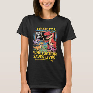 T-shirt Prof de grammaire drôle Elève École Dinosaure Letu