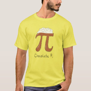 T-shirt Prof de maths Chocolate Pi