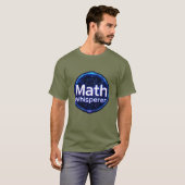 T-shirt Prof de maths chuchoteur de maths (Devant entier)