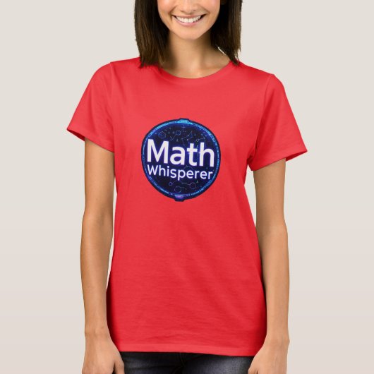 T-shirt Prof de maths chuchoteur de maths (Devant)