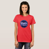 T-shirt Prof de maths chuchoteur de maths (Devant entier)