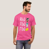 T-shirt Prof de maths Lait de vache Fromage Mathématiques  (Devant entier)