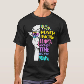 T-shirt Prof de maths Lama