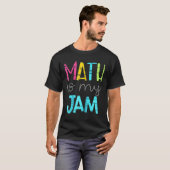 T-shirt Prof de maths Les maths c'est ma passion (Devant entier)