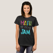T-shirt Prof de maths Les maths c'est ma passion (Devant entier)