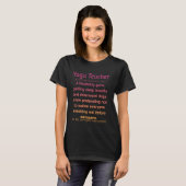 T-shirt Prof de yoga drôle 1 (Devant entier)