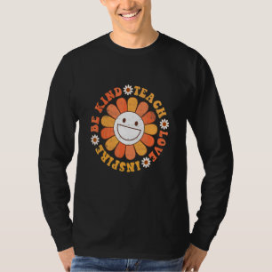 T-shirt Prof Enseignant Hippie Groovy Sois Gentil Enseigne