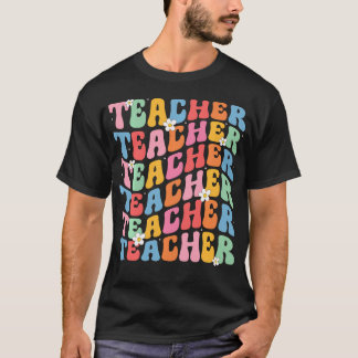 T-shirt Prof Enseignant Inspirant Coloré Retour À