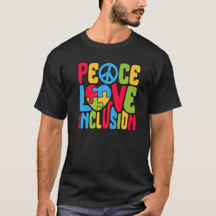 T-shirt Prof Enseignement Spécialisé Inclusion Amour Paix 