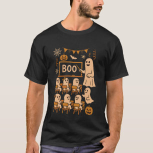 T-shirt Prof fantôme Halloween drôle enseignant aux élèves