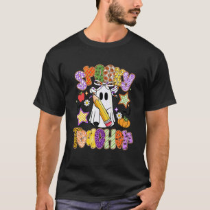 T-shirt Prof Fantôme Séduisante Nœud Rétro Professeurs Éco
