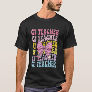 T-shirt Prof GT Cadeau Enseignant Doué et Talentueux Retou