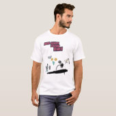 T-shirt Prof héroïque mofe sur (Devant entier)