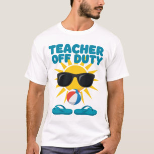 T-Shirt Prof Relaxé Amusant Hors Service