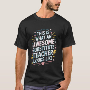 T-shirt Prof remplaçant Professeur suppléant Création pour