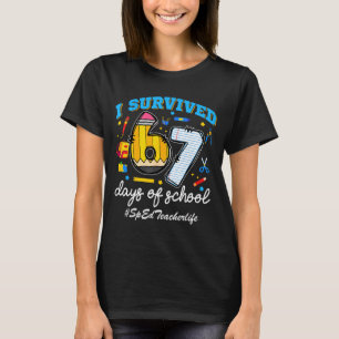 T-shirt Prof Spécialisé La Vie J'ai Survécu 67 Jours D'éco