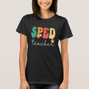 T-shirt Prof Spécialisé Rétro Groovy Vintage Premier Jour 