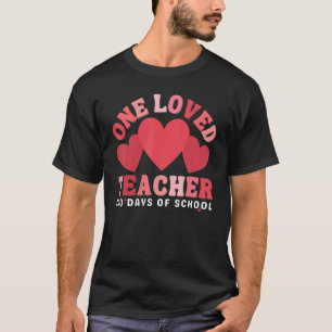 T-shirt Prof Sympa Aimé 100 Jours d'École Saint-Valentin