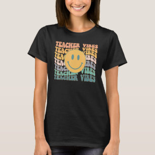 T-shirt Prof Vib Rétro Sourire Visage Rentrée Scolaire Mig