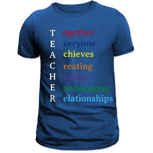 T-shirt Professeur Acronyme Amusant Remerciement Professeu