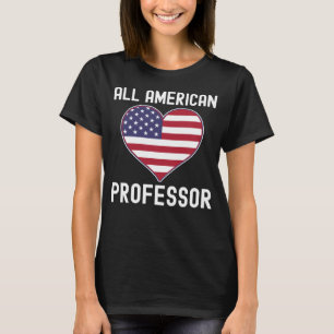 T-shirt Professeur américain Patriotic Professeur américai