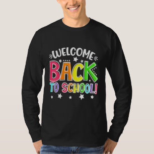 T-shirt Professeur Bienvenue À L'École Premier Jour De L'É