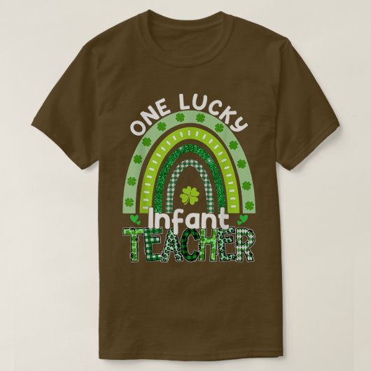 T-shirt Professeur chanceux de la St Patrick (Design devant)