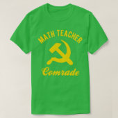 T-shirt Professeur communiste de maths Enseignant de maths (Design devant)