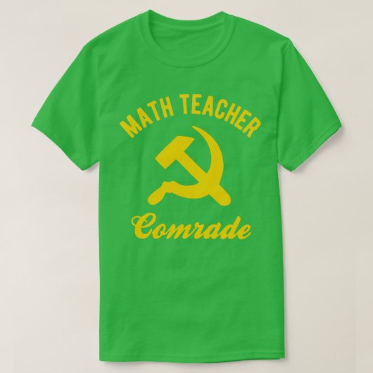 T-shirt Professeur communiste de maths Enseignant de maths (Design devant)