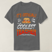 T-shirt Professeur Coolest enseignant (Design devant)