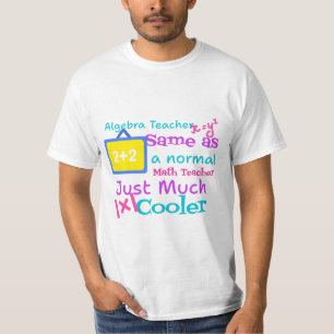T-shirt Professeur d'algèbre identique à un professeur de 