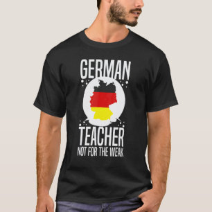 T-shirt Professeur d'allemand Drapeau d'Allemagne Leçon de